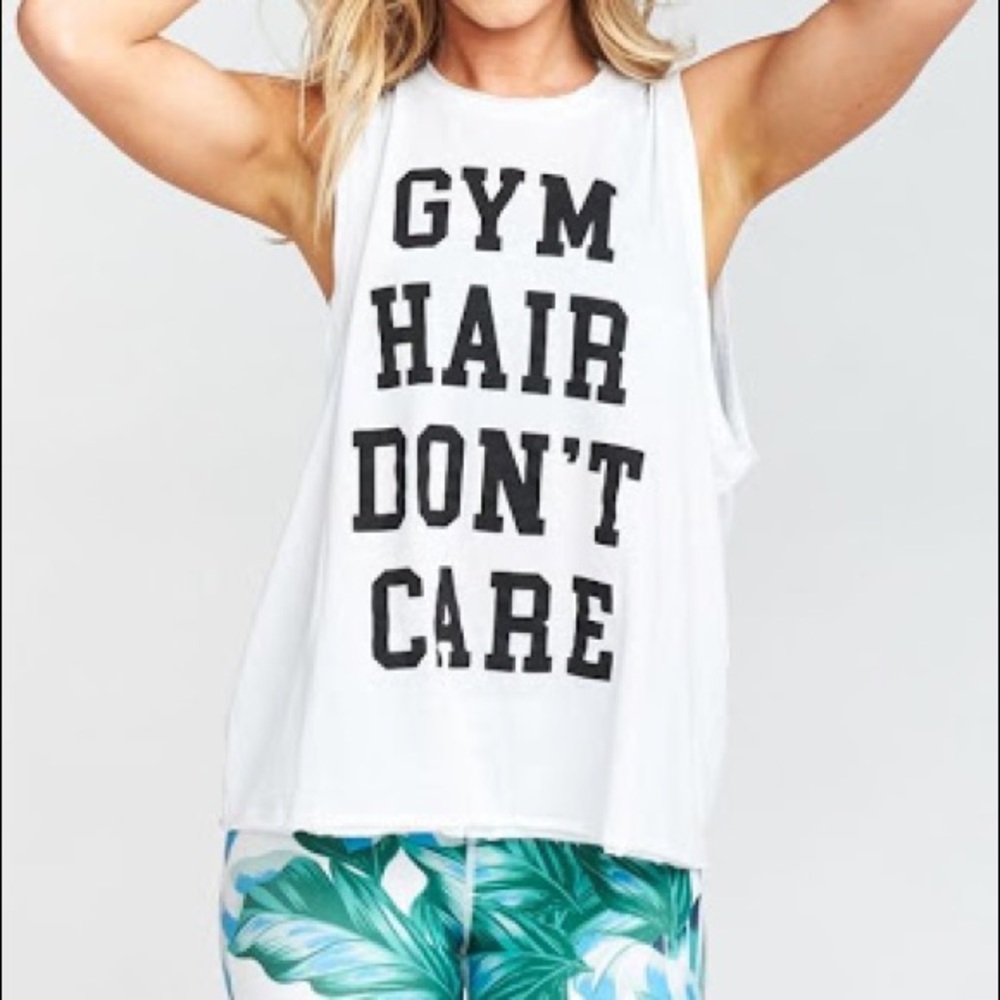 MUMU Mellow M White Muscle Tee